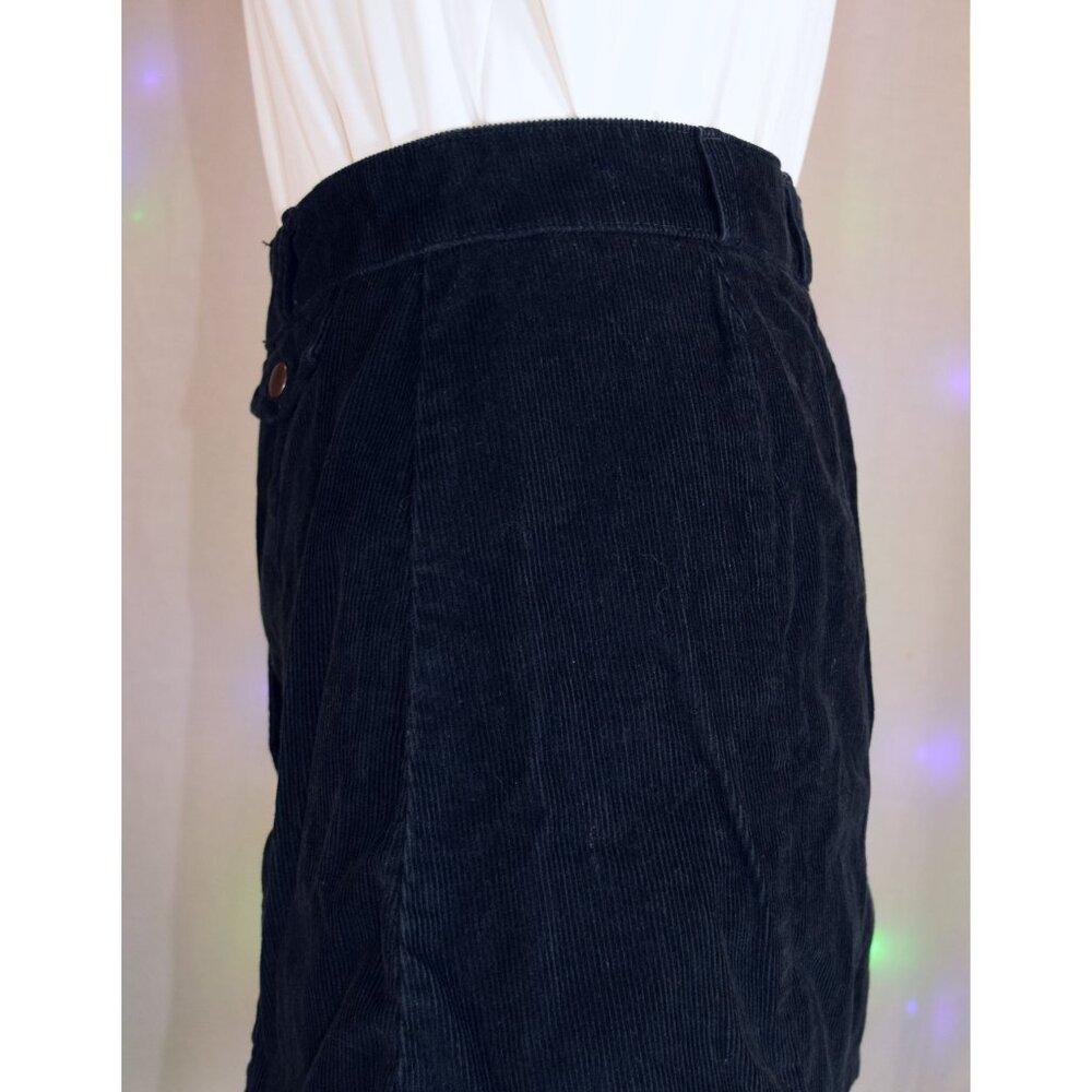Urban Outfitters BDG Black Corduroy  Mini Skirt size Medium - Picture 5 of 12